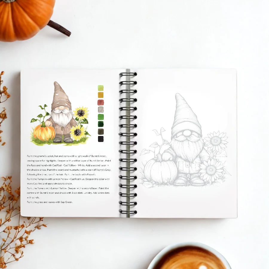 Willow Wolfe - Watercolor Workbook: Fall into Color by Willow & Nya Wolfe