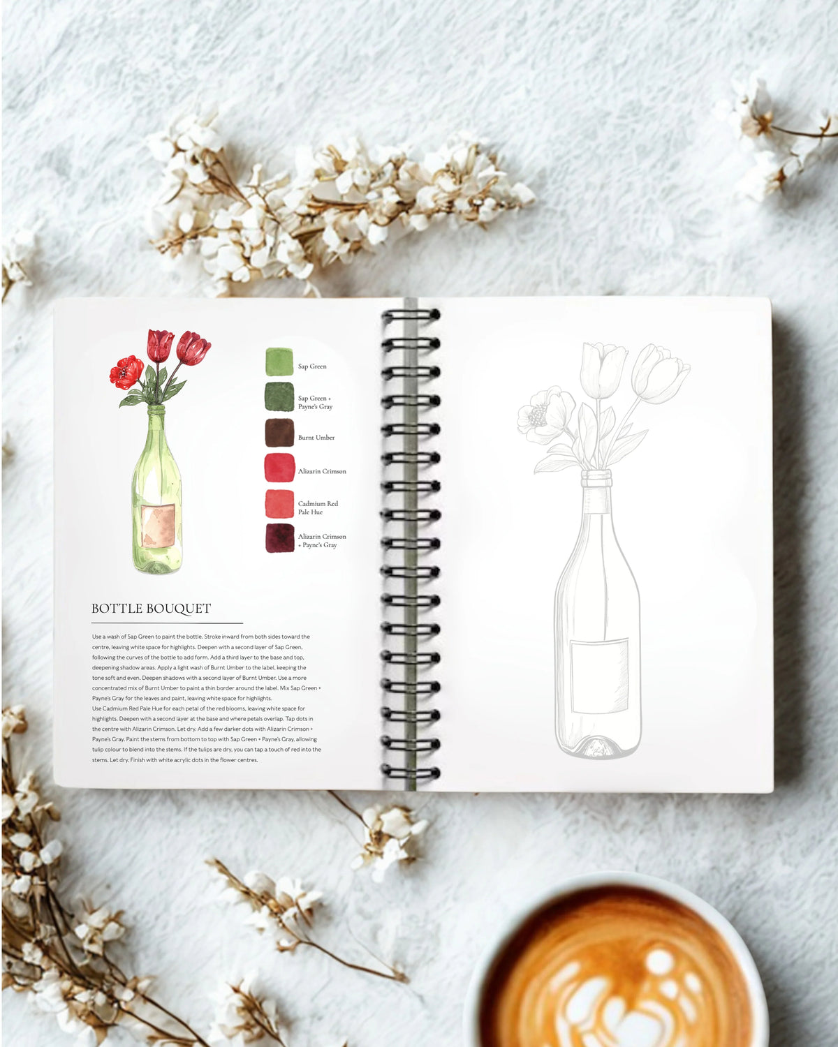 Willow Wolfe - Watercolor Workbook: Pretty Pots by Willow Wolfe