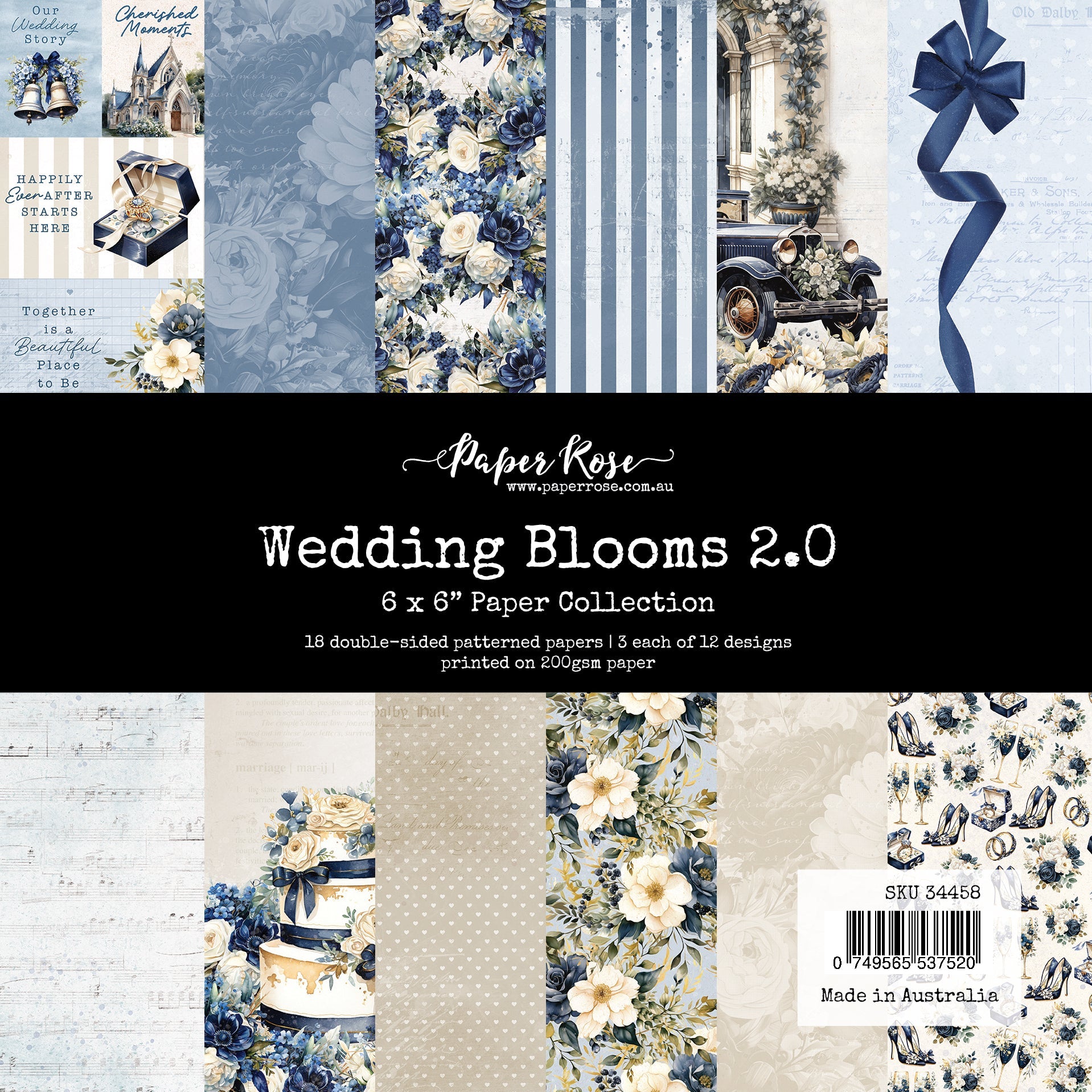 Wedding Blooms 2.0 6x6 Paper Collection 34458