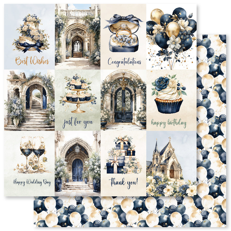 Wedding Blooms 12x12 Paper Collection 31701