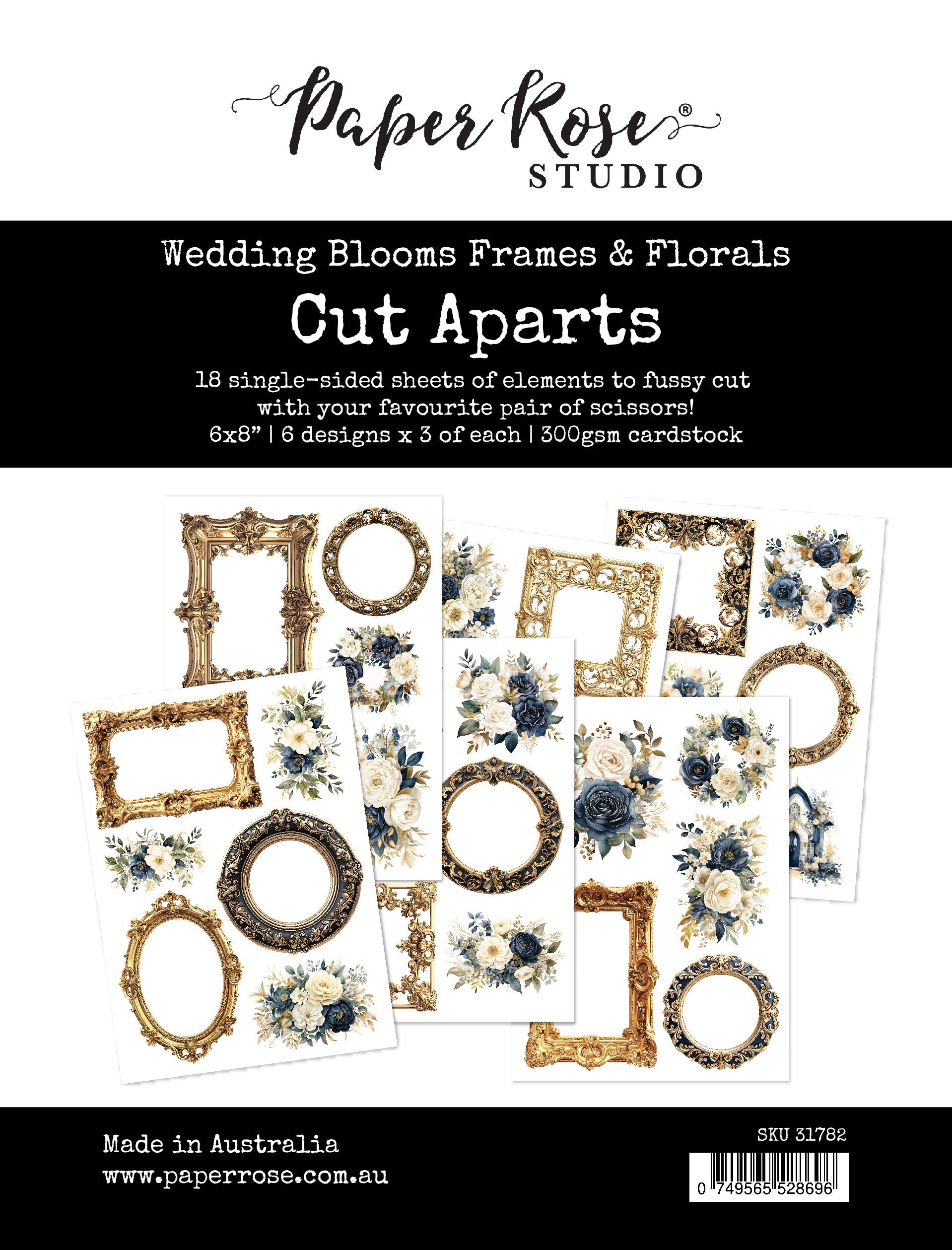 Wedding Blooms Frames & Florals Cut Aparts 31782