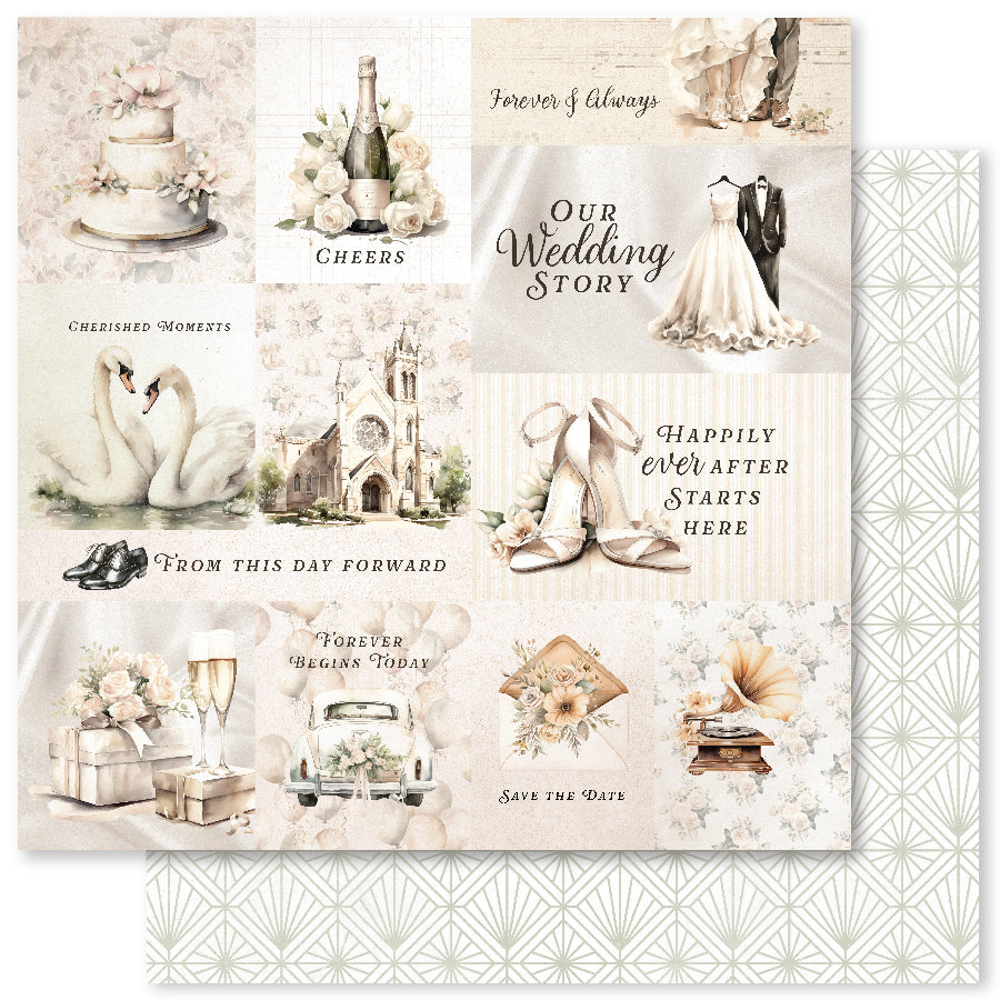 Wedding Joy A 12 x 12 Paper (12 pc Bulk Pack) 34191
