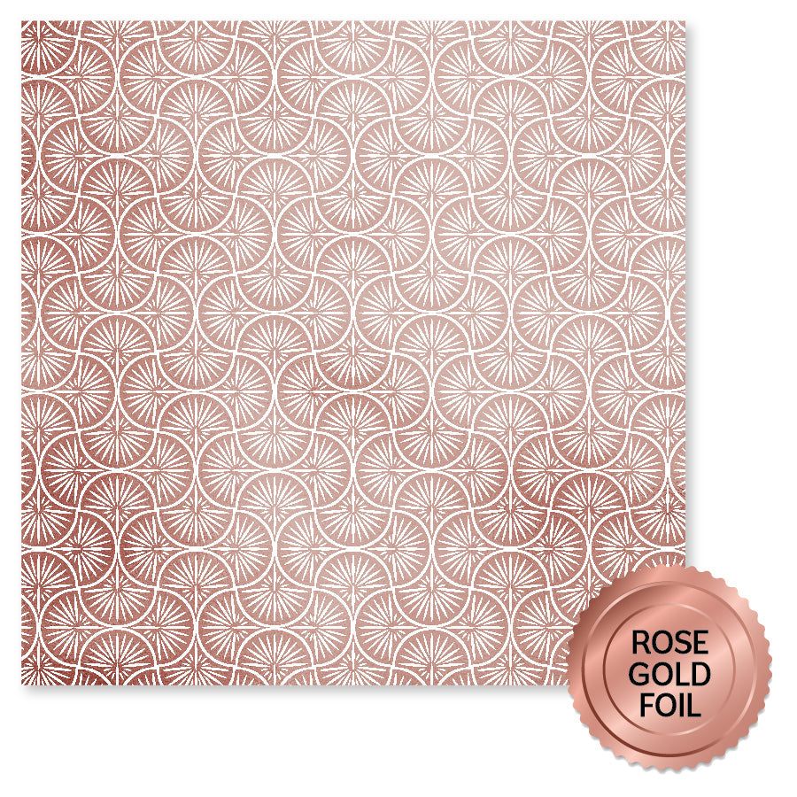Wedding Joy Foil Rose Gold 12x12 Paper Collection 34557