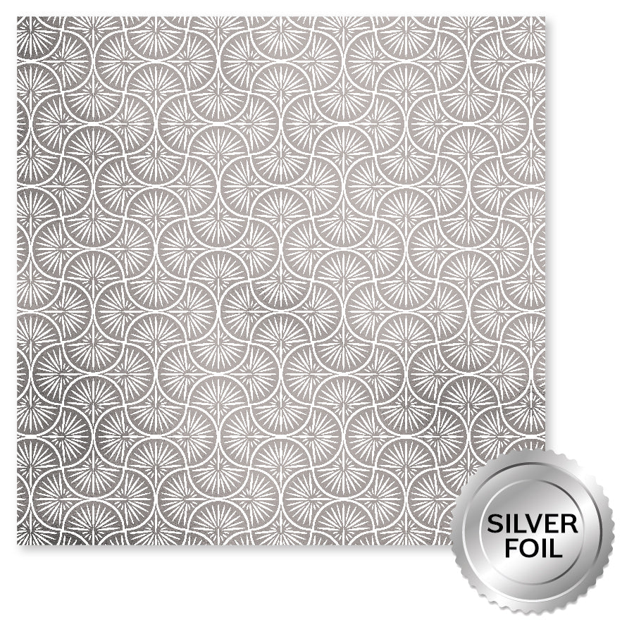 Wedding Joy Foil Silver 12x12 Paper Collection 34533