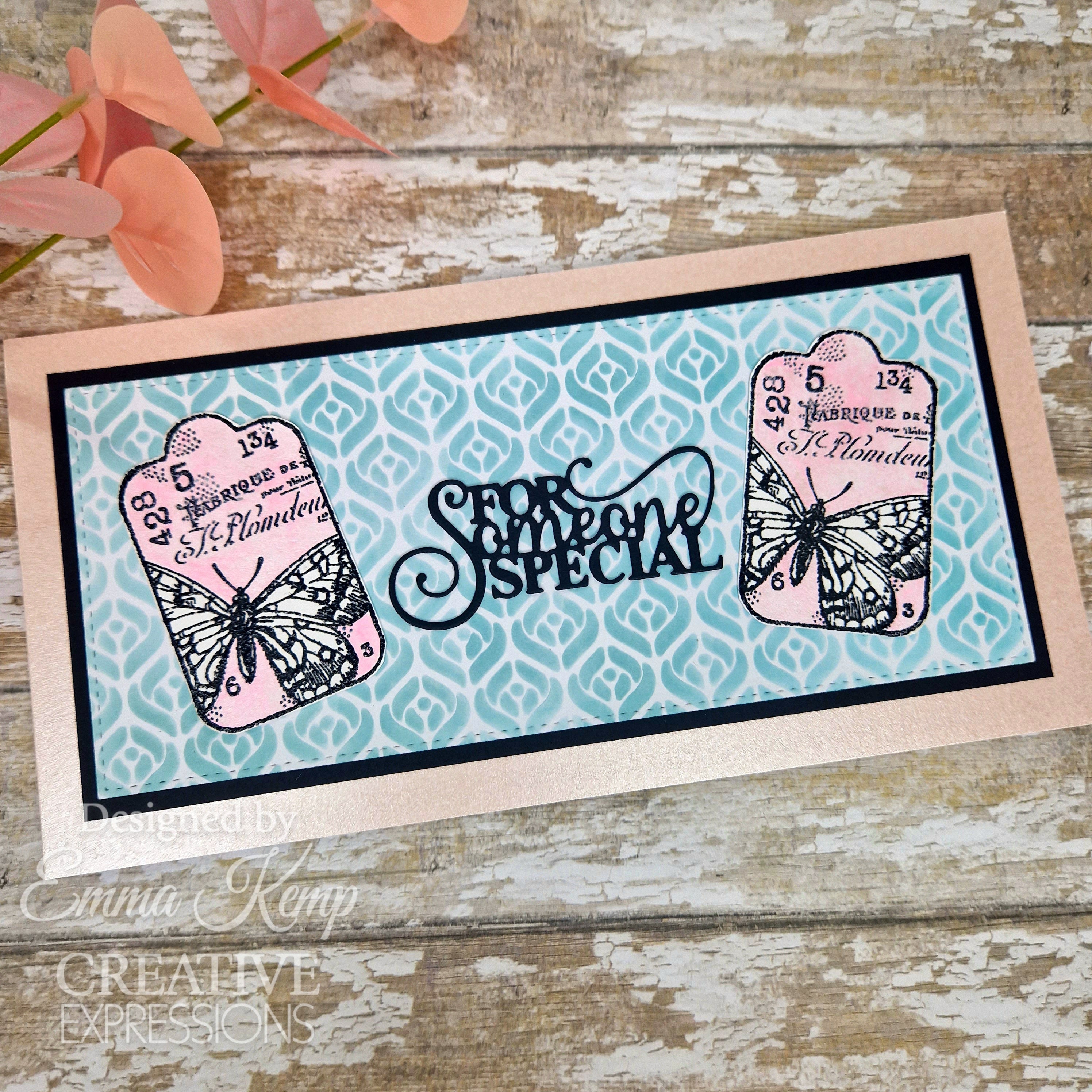 Woodware Mezzo 6 in x 6 in Stencil