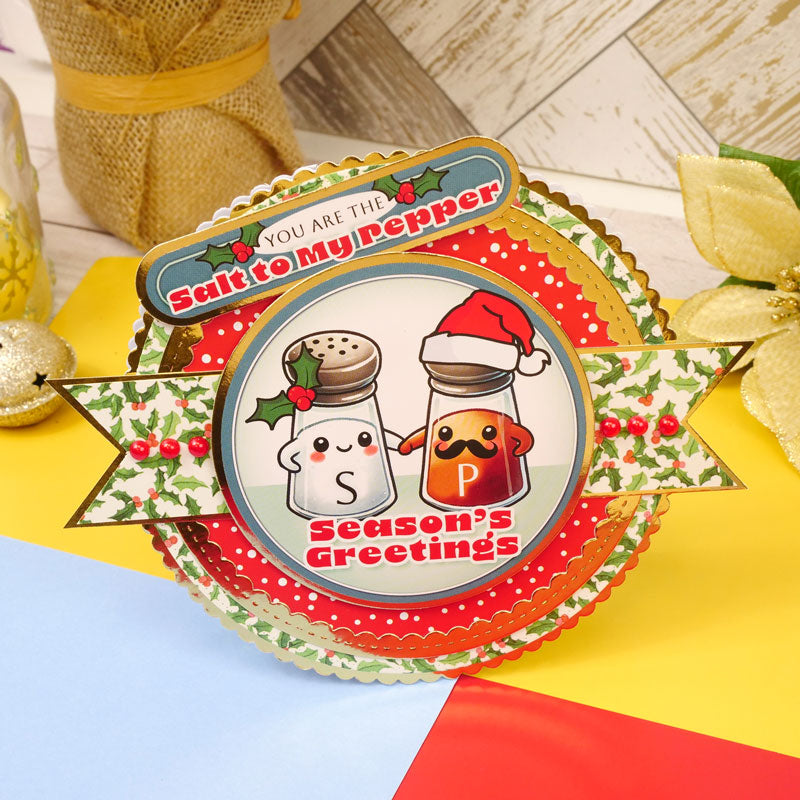 Christmas Crackers Luxury Card Toppers Kit