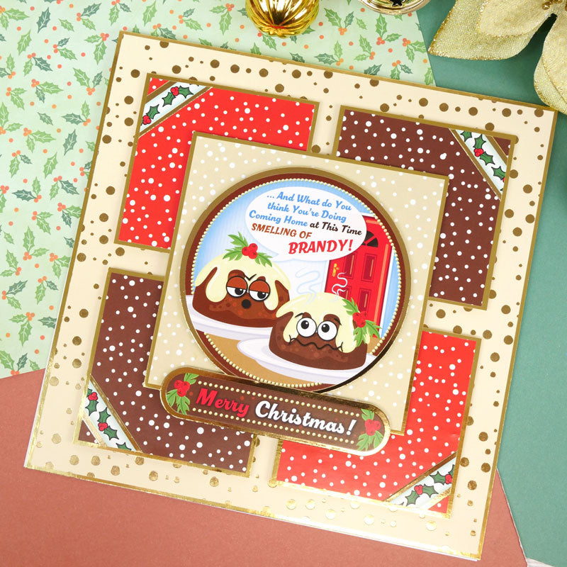 Christmas Crackers Topper Sheet - Festive Food