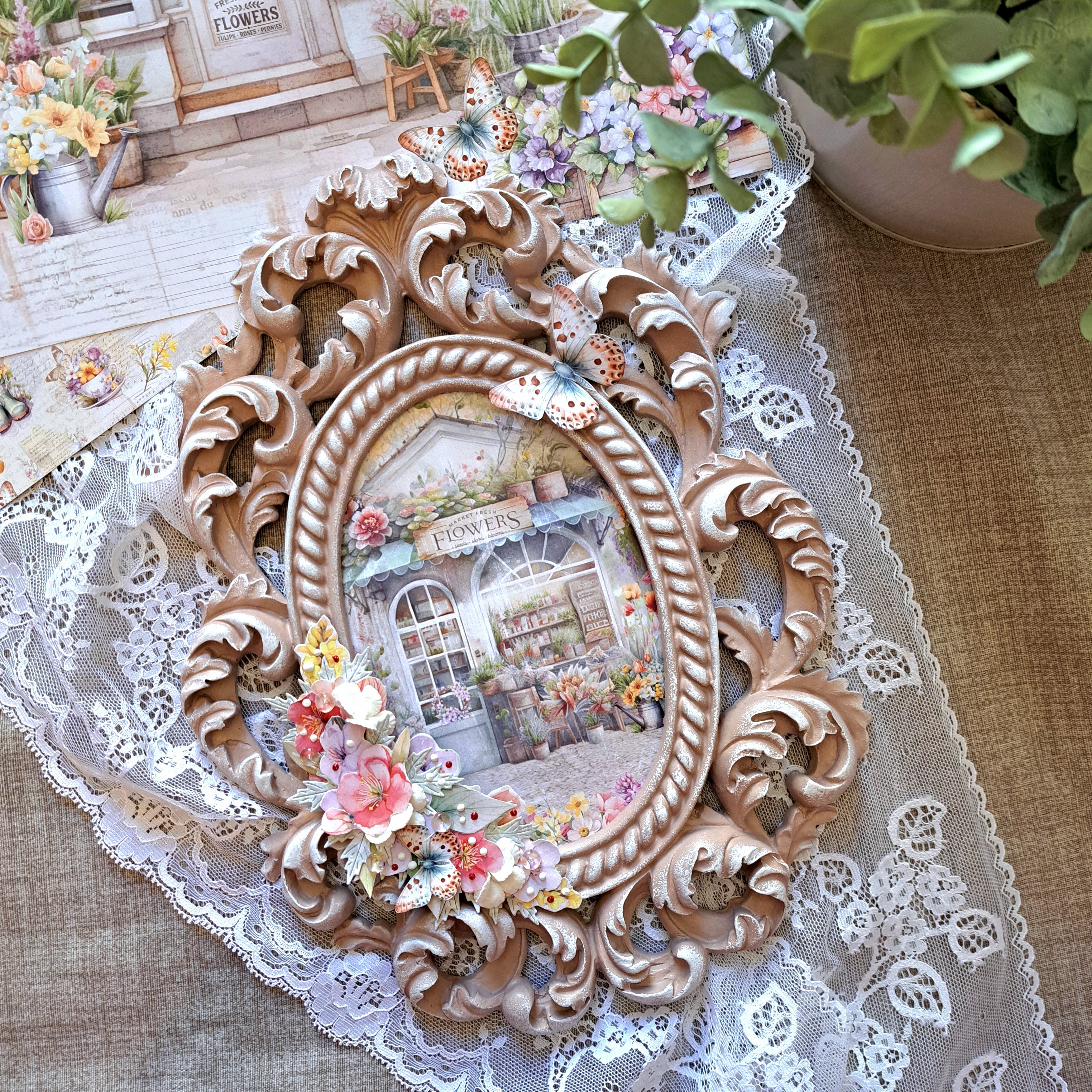 Flower Shop Creative Pad A4 9/Pkg