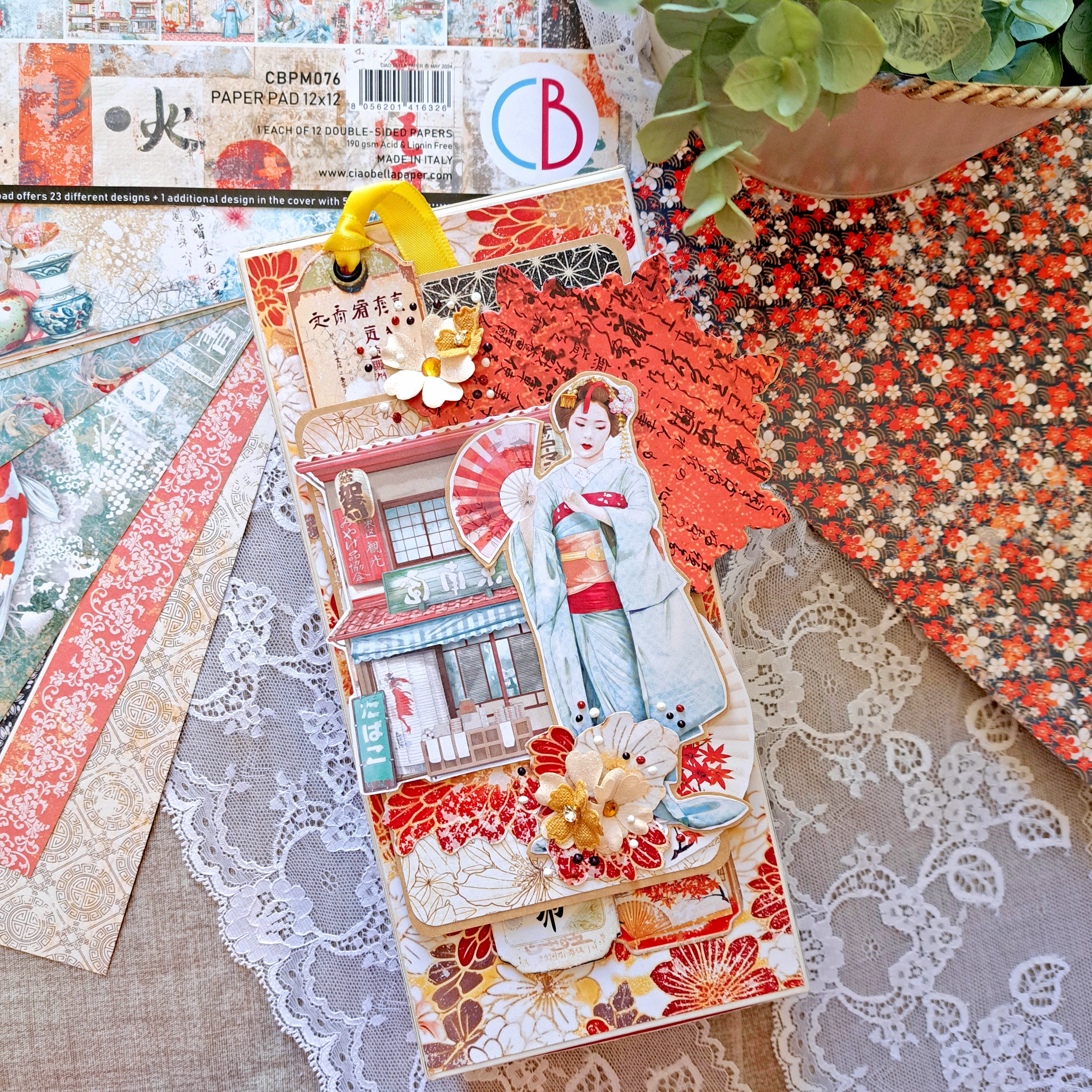 Land Of The Rising Sun Creative Pad A4 9/Pkg