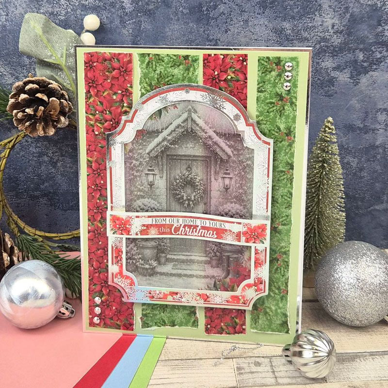 An Artist's Garden at Christmas Printed Parchment