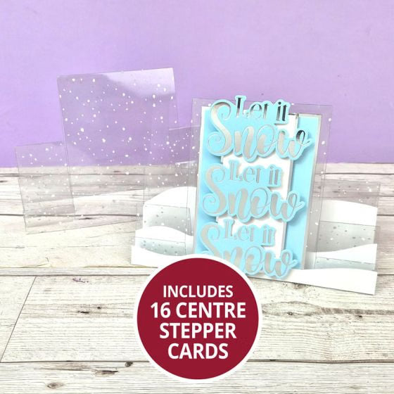 Snowfall Acetate Stepper Cards