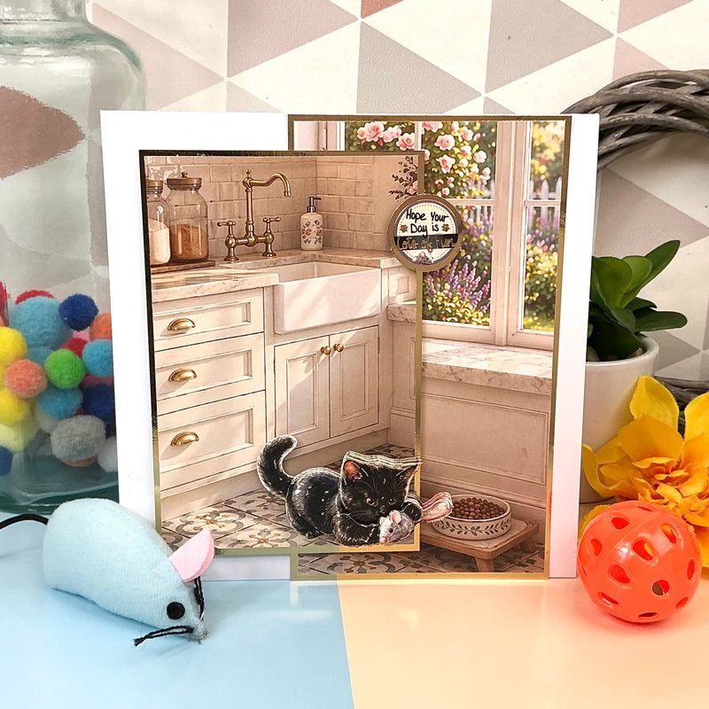 Brilliant Backgrounds - Cat Tales 8" x 8" Paper Pad