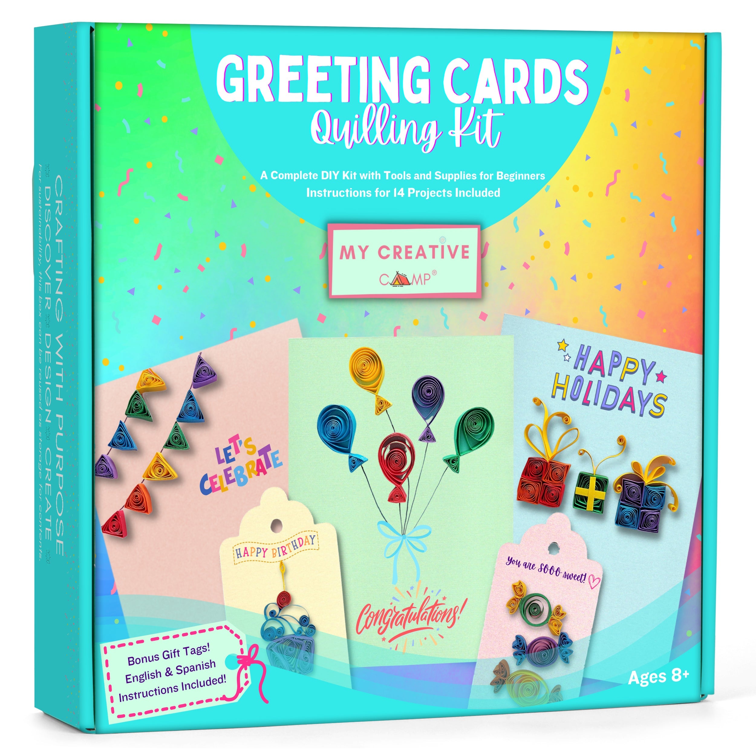 My Creative Camp Greeting Cards Quilling Kit
