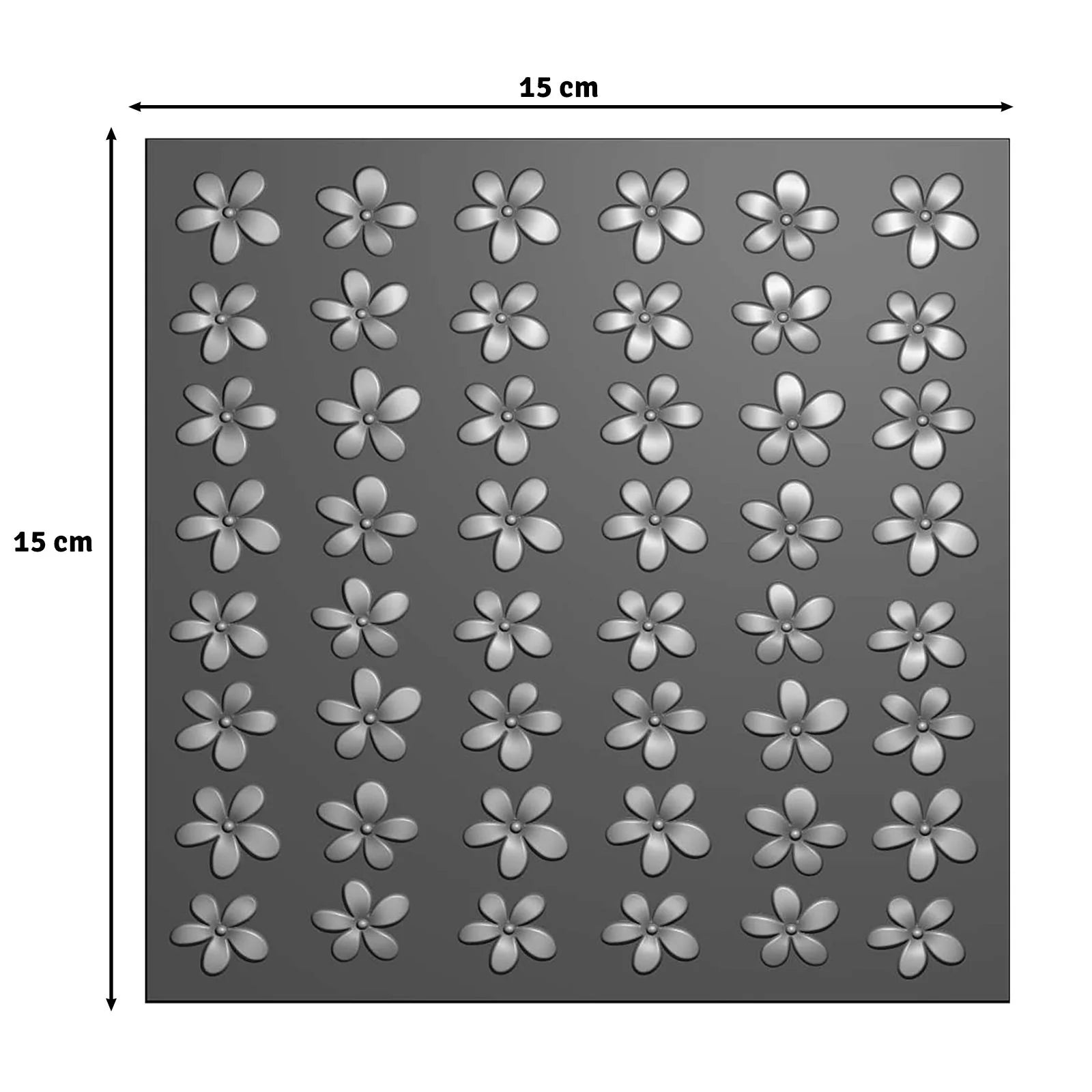 Vaessen Creative • 3D Embossing Folder by Carla Creates Bloom 5.9x5.9"