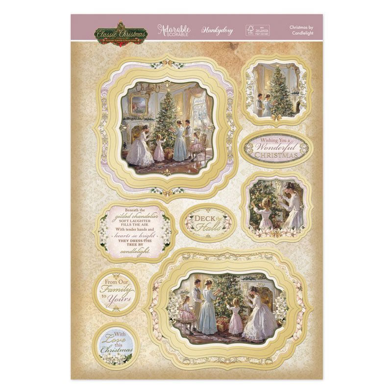 Christmas by Candlelight Luxury Topper Set