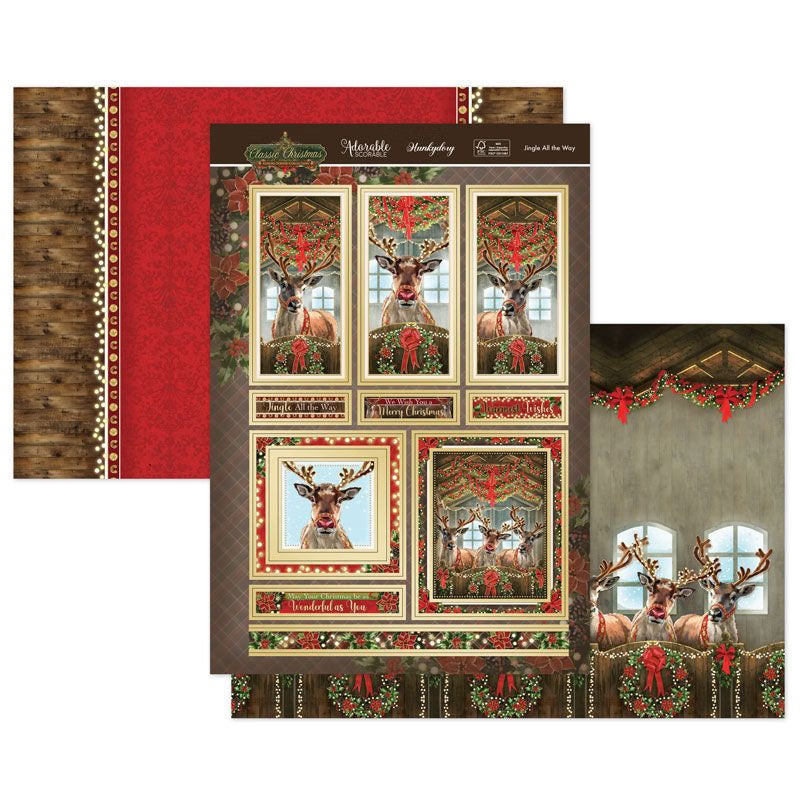 Jingle All the Way Luxury Topper Set