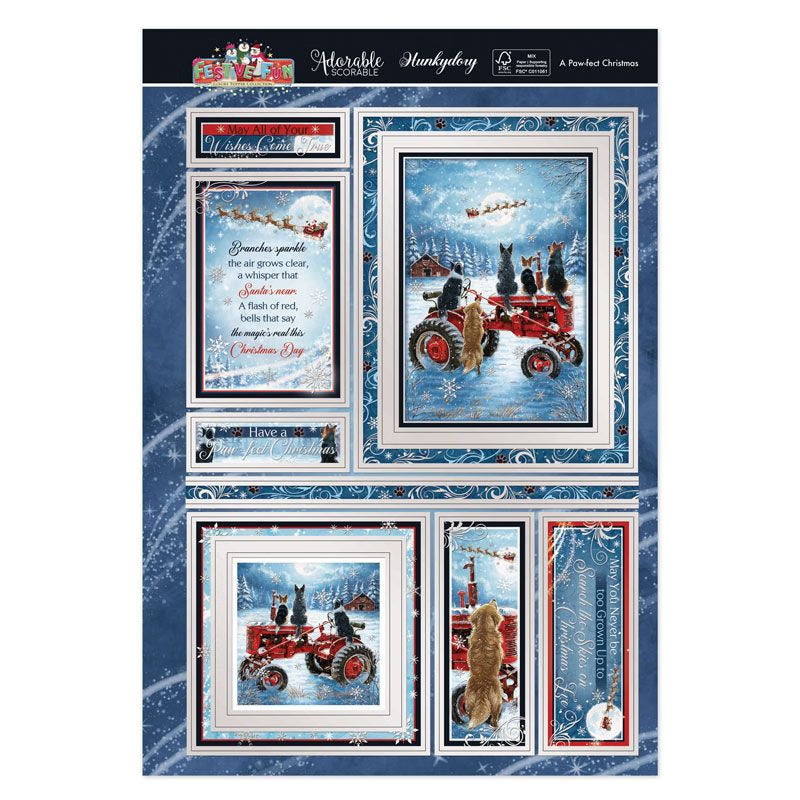 A Paw-some Christmas Luxury Topper Set