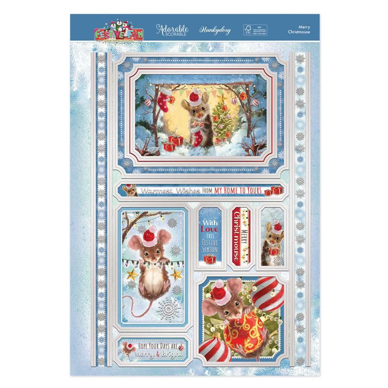 Merry Christmouse Luxury Topper Set