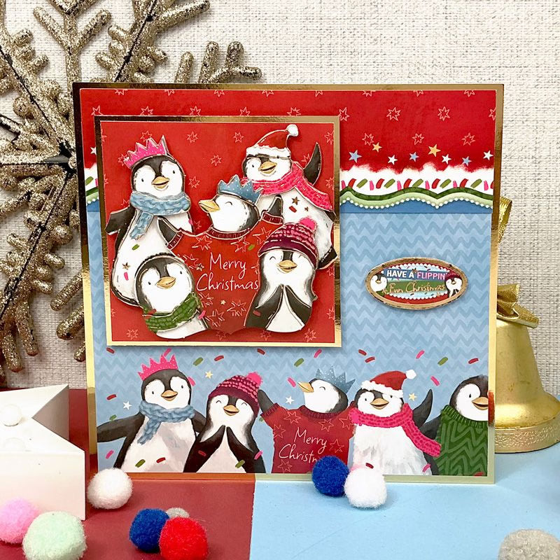 Penguin Party Luxury Topper Set
