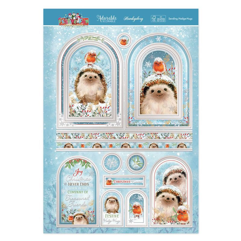 Sending Hedge-Hugs Luxury Topper Set