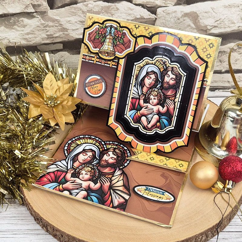 Deluxe Craft Pads - Stained Glass Christmas