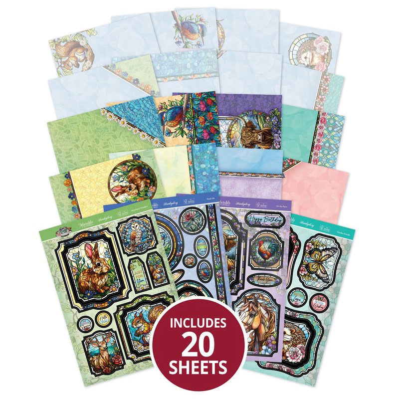Deluxe Craft Pads - Stained Glass Wonderful Wildlife