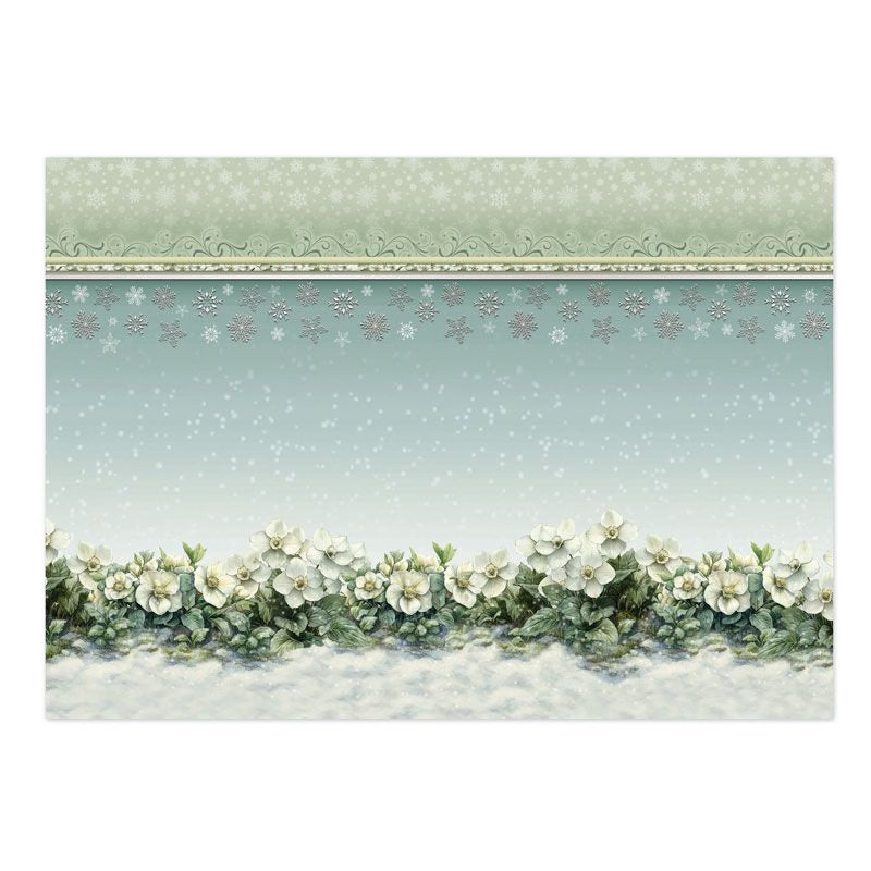 Christmas Roses Luxury Topper Set