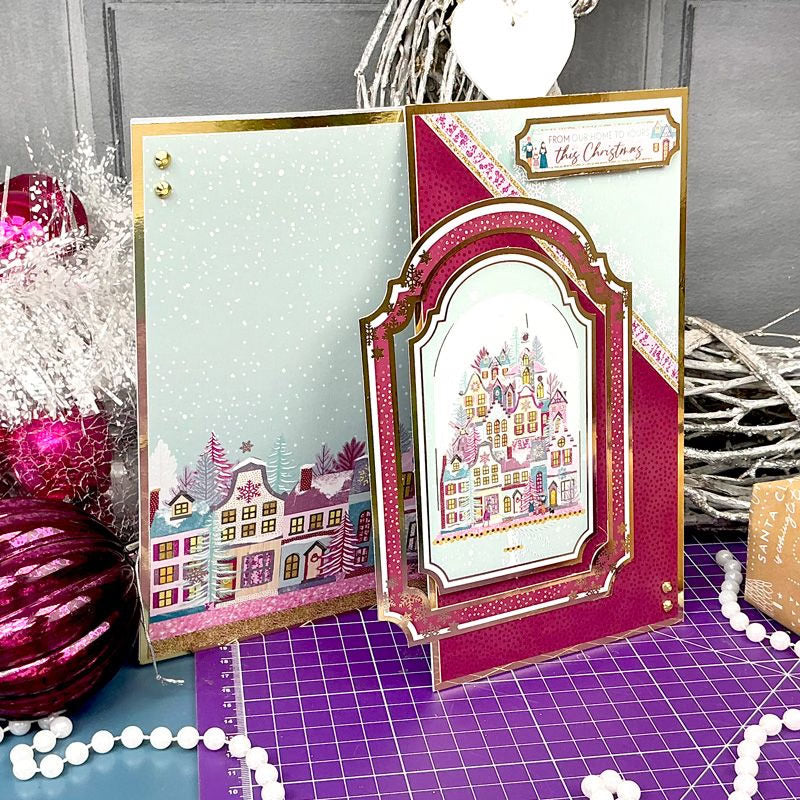 Christmas Village Luxury Topper Set