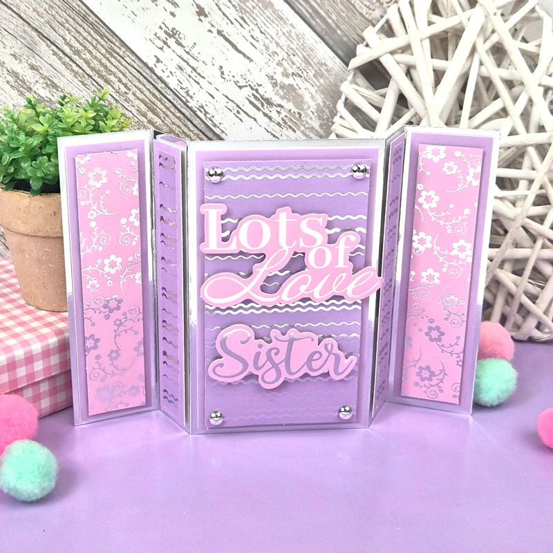 Fancy Foiled Paper Pad - Stunning Silver