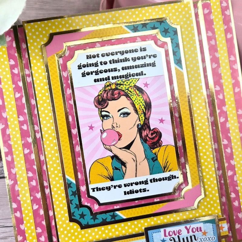 Here Come the Girls Luxury Card Toppers Kit