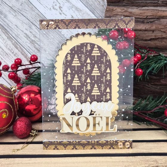 Snowfall Acetate Card Blank Essentials