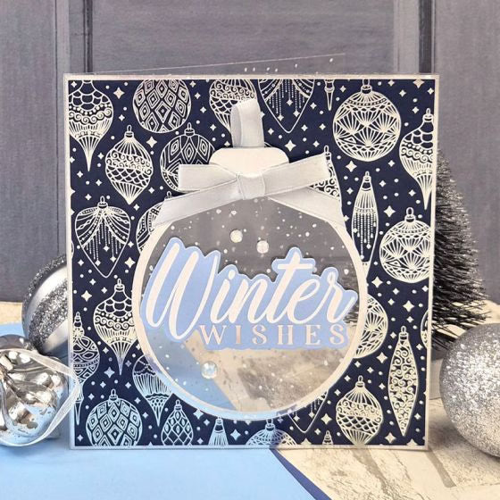 Snowfall Acetate Card Blank Essentials