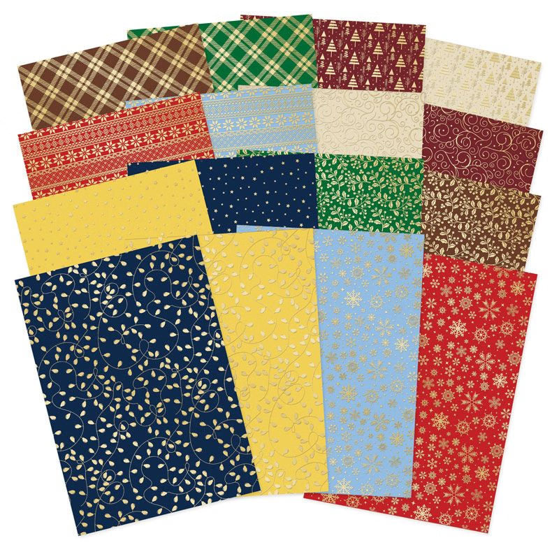 Golden Oldies - Festive Senior Moments Foiled Edge-to-Edge Cardstock