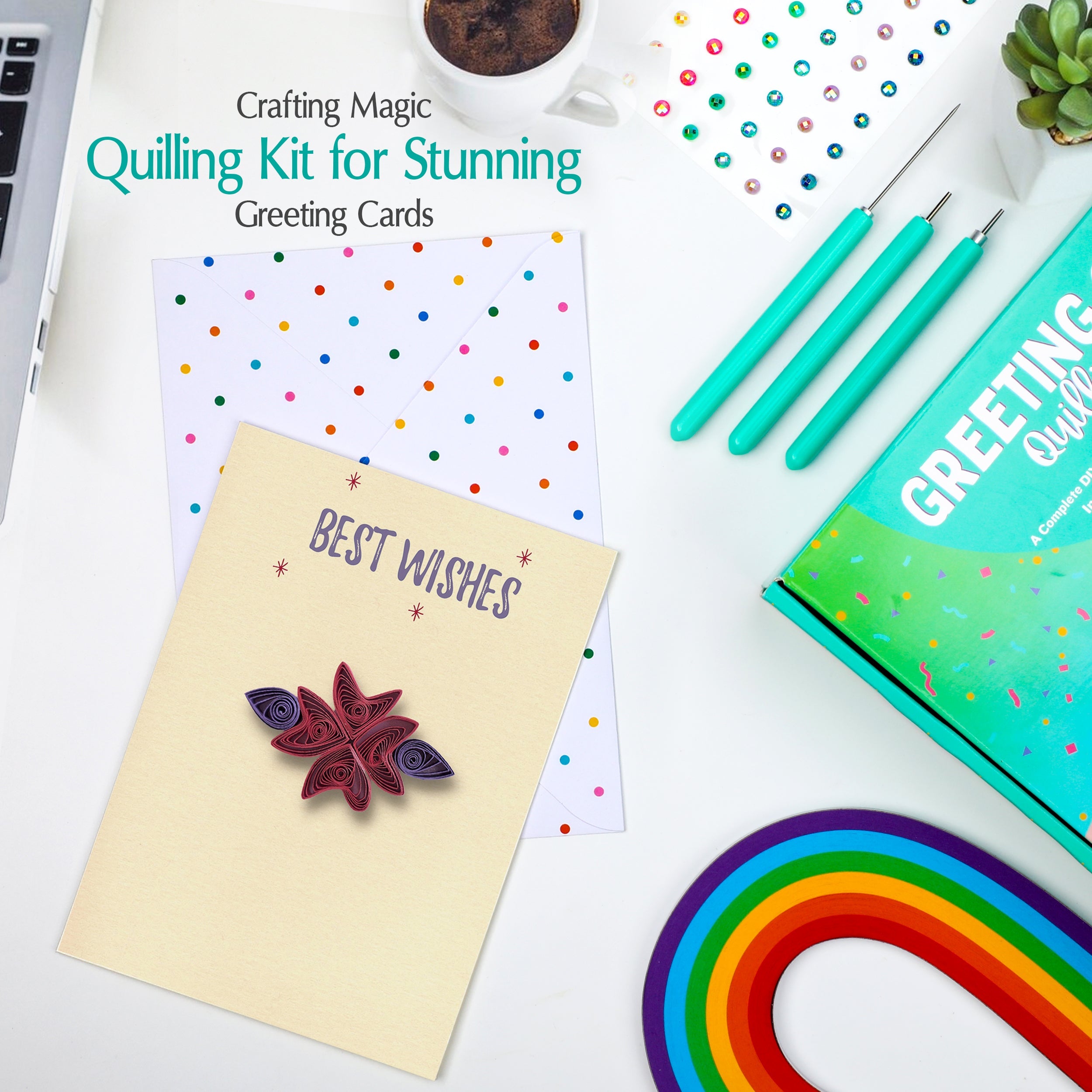 My Creative Camp Greeting Cards Quilling Kit