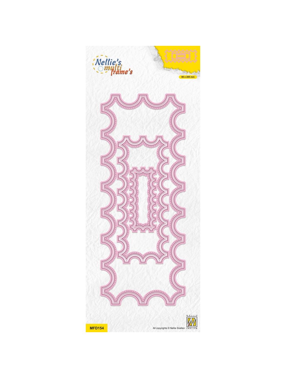 Nellie Snellen • Multi Frame Die Slimline Rectangle 3pieces