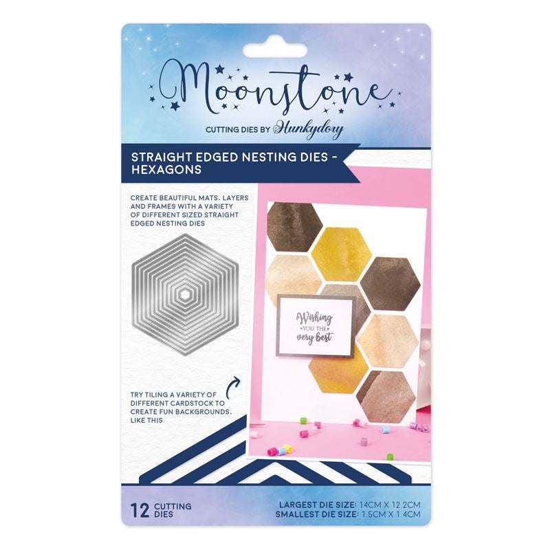 Moonstone Nesting Dies - Hexagons