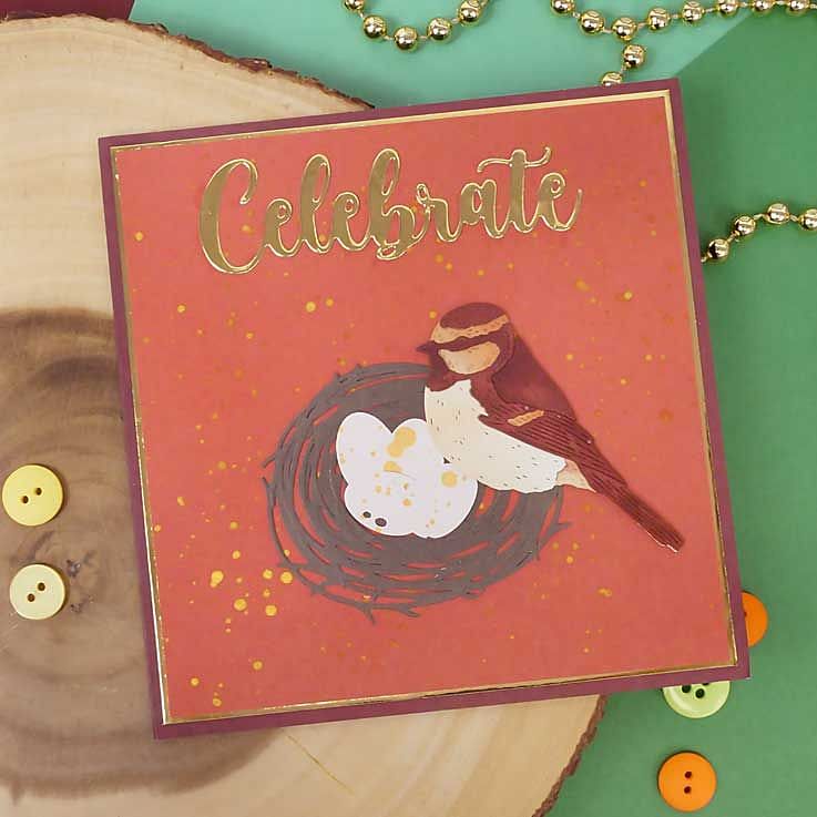 Moonstone Dies - Layering Blue Tit