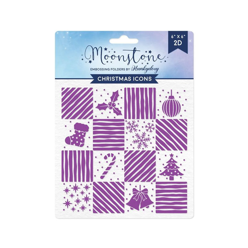 Moonstone Embossing Folders - Christmas Icons