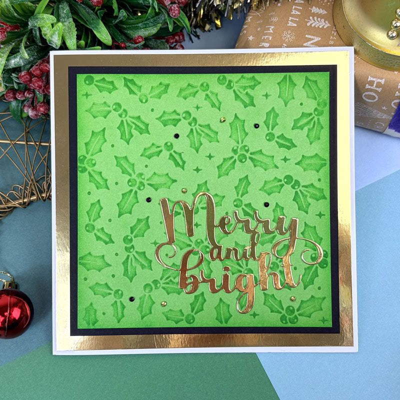 Moonstone Embossing Folders - Jolly Holly