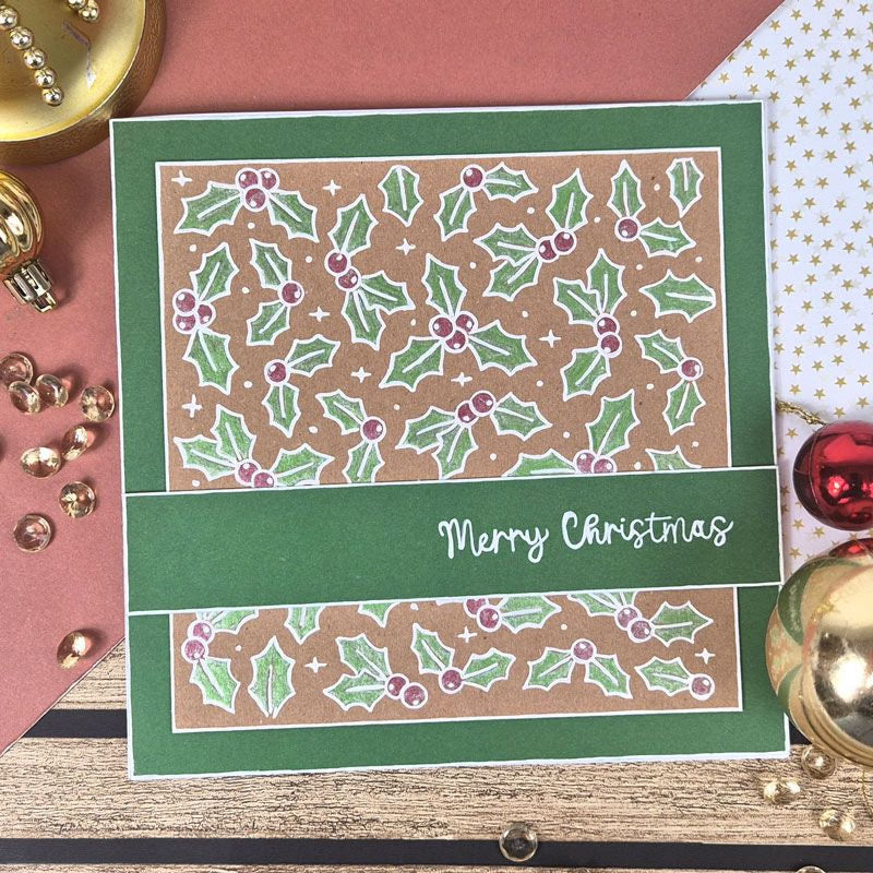 Moonstone Embossing Folders - Jolly Holly