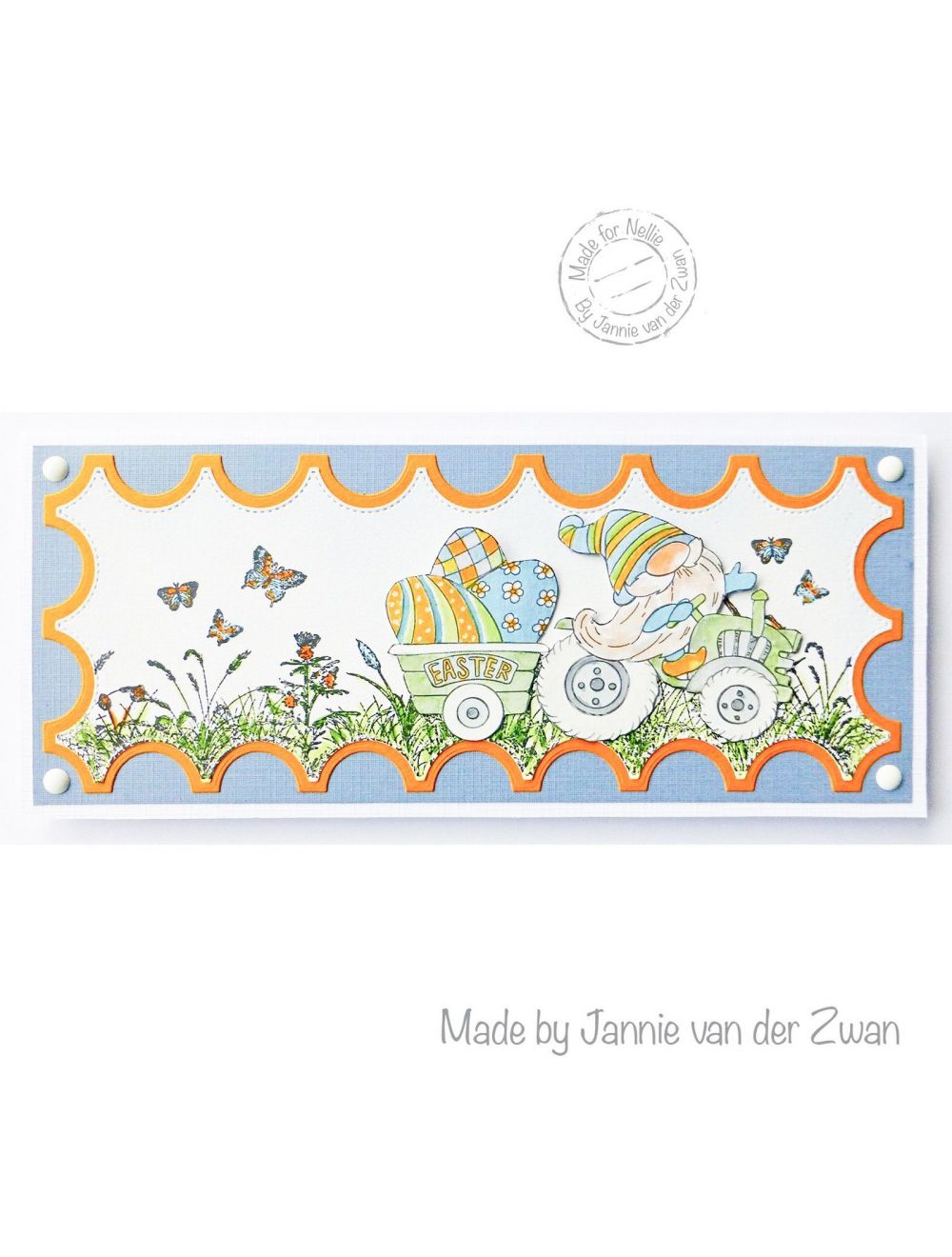 Nellie Snellen • Nellie's Cuties Clear Stamp Easter Gnome on