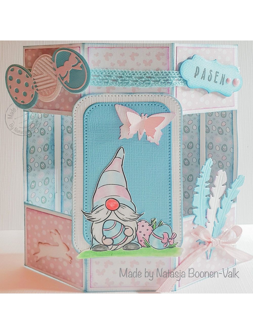 Nellie's Cuties Clear Stamp Easter Gnome 60x55mm