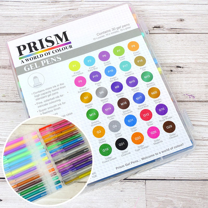 Prism Gel Pens - 30-Pack