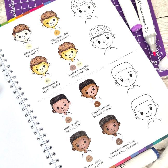 Prism Alcohol Markers Workbook - Vol. 1