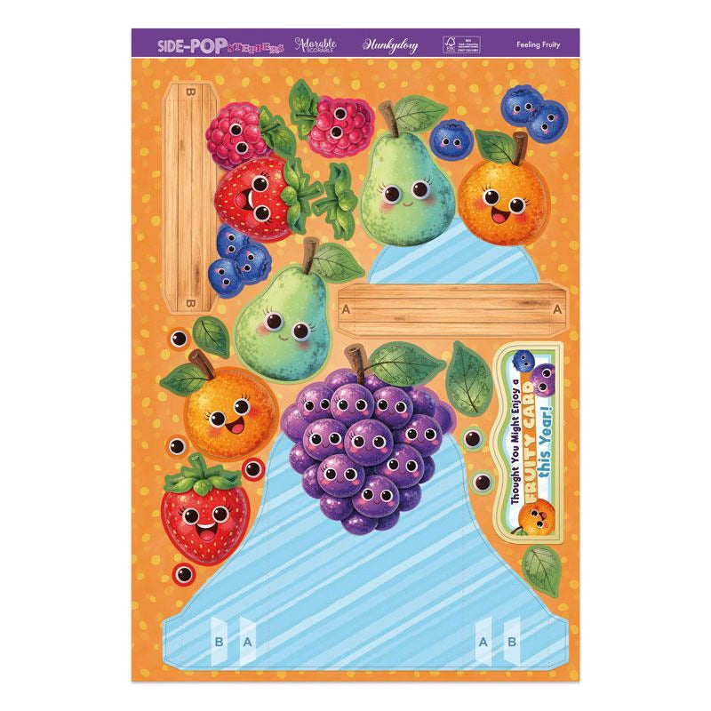 Side-Pop Stepper Card - Feeling Fruity