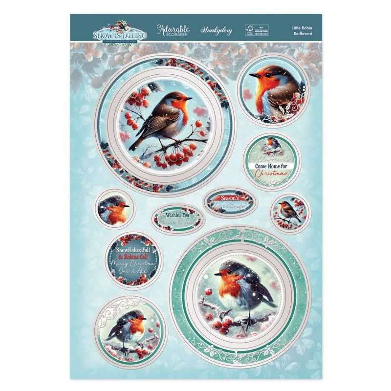 Little Robin Redbreast Luxury Topper Set