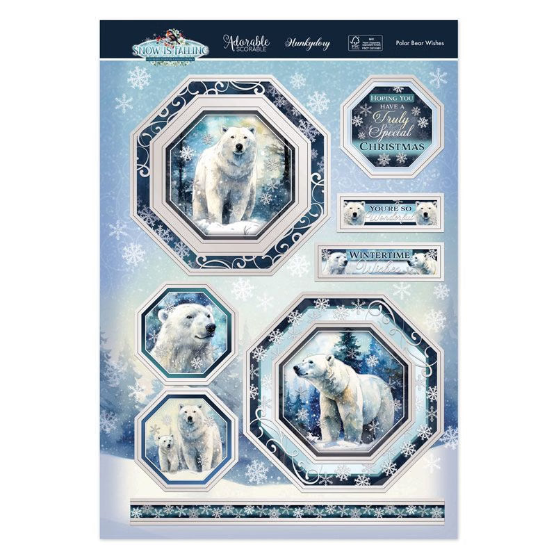 Polar Bear Wishes Luxury Topper Set