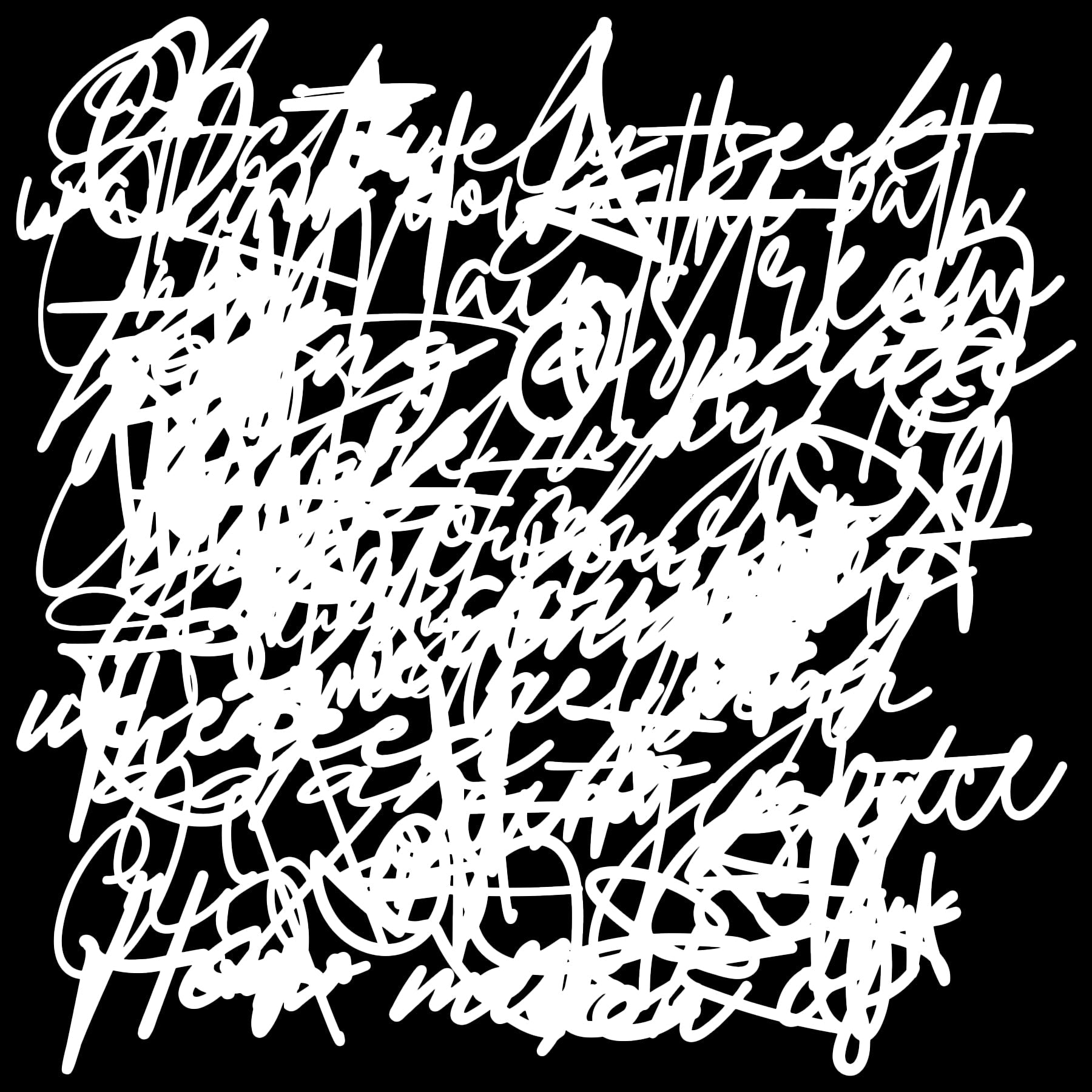 The Crafters Workshop 6x6 Messy Script