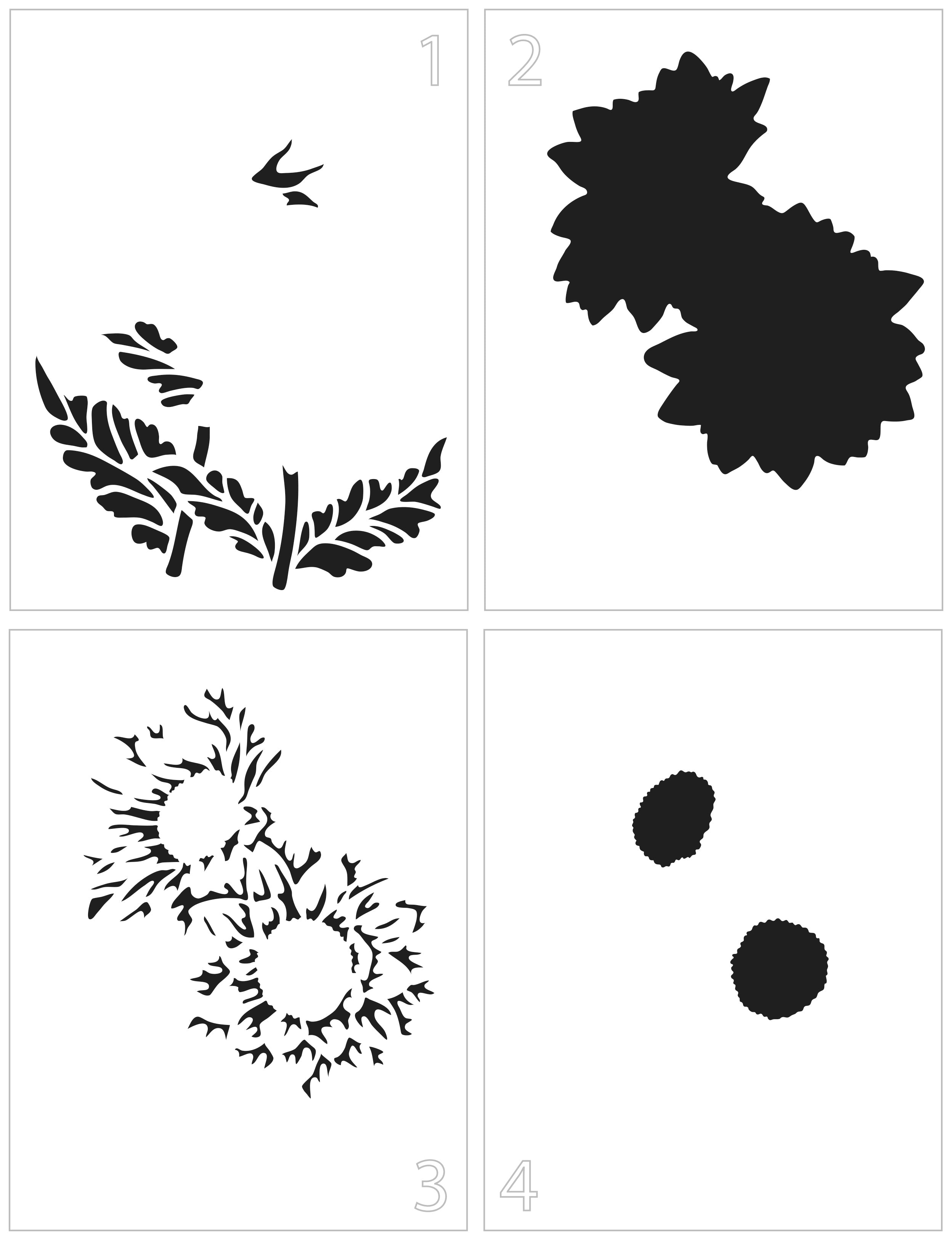 The Crafters Workshop Layered Sunflowers