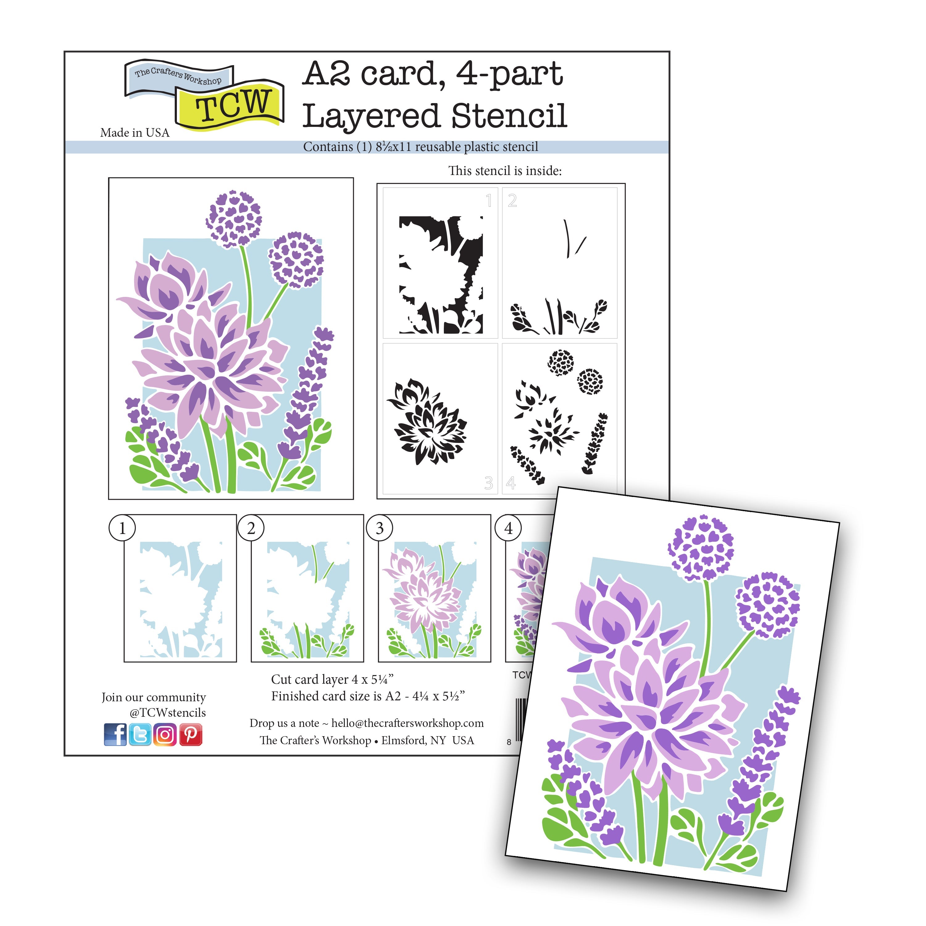 The Crafters Workshop Layered Lotus Bouquet